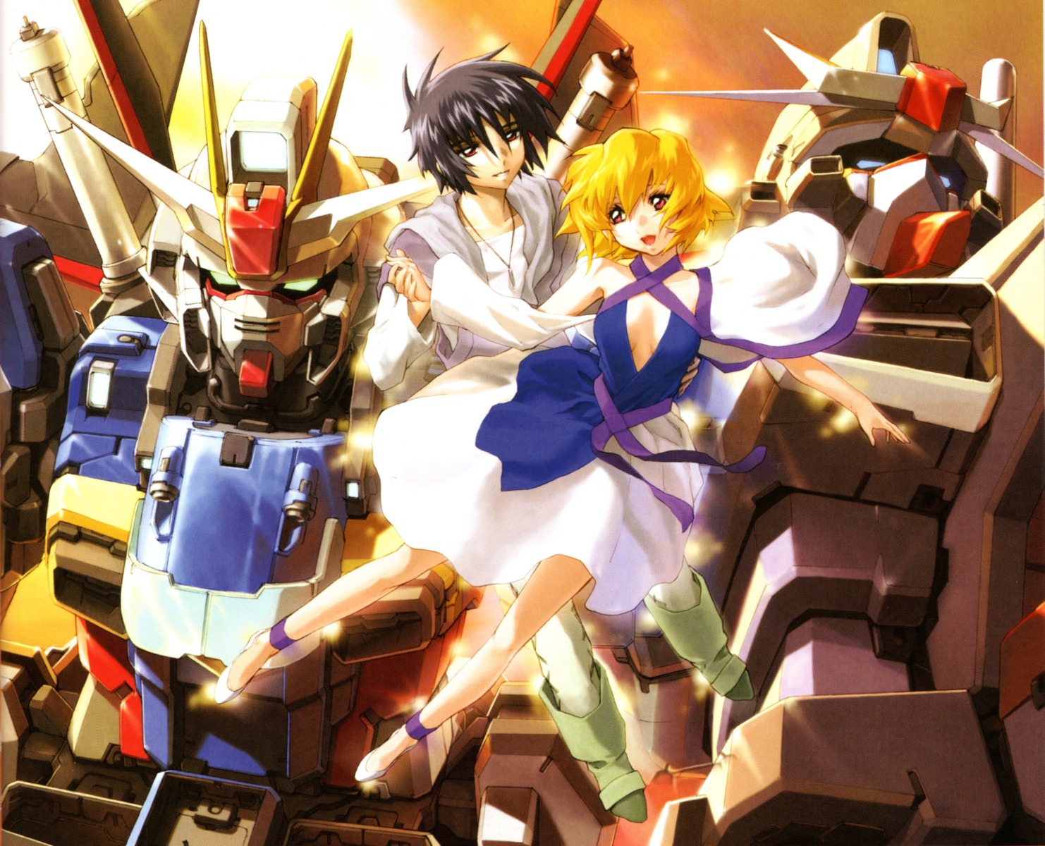 Gundam Gundam Seed Gundam Seed Destiny Shinn Asuka Stella Loussier